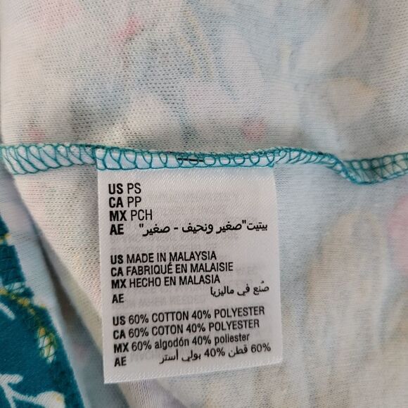 "Karen Scott " Woman's Pullover Top Mid Sleeve Size: PS Jazzy Teal NWT - Picture 7 of 8